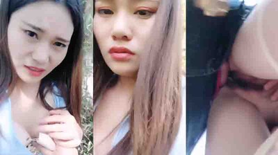 美丽的女人的独特之美是山区独有的，山是白色和白色。